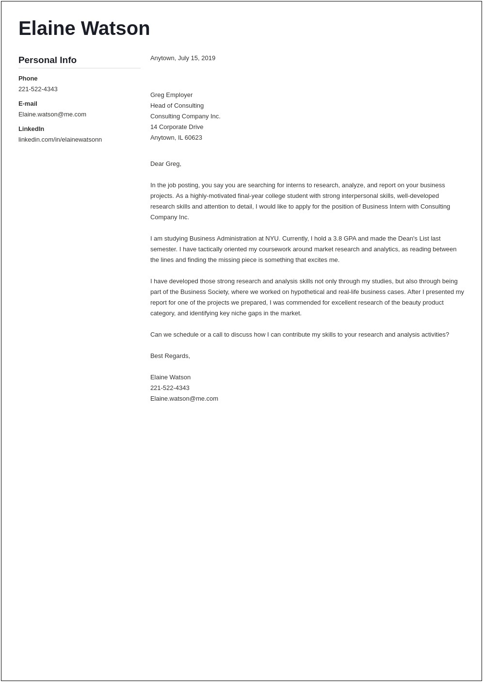 Free Resume Cover Letter And Refrence Sheet Template