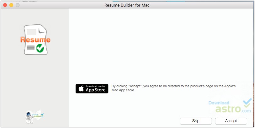 Free Resume Maker For Mac