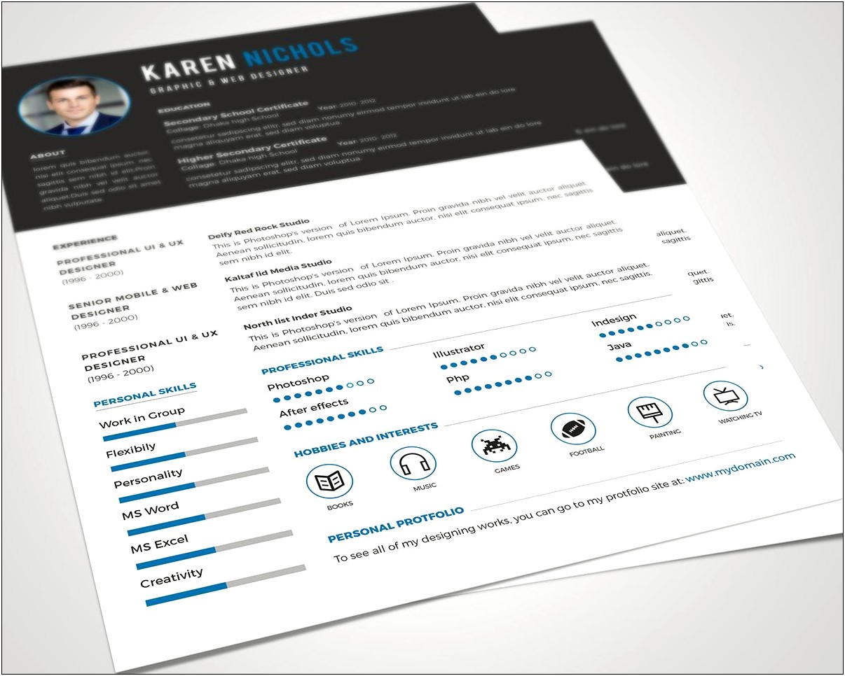 Free Resume Template Download No Pay