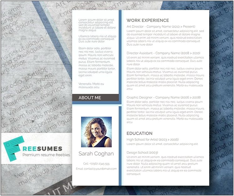 Free Resume Template For Microsoft Word 2003