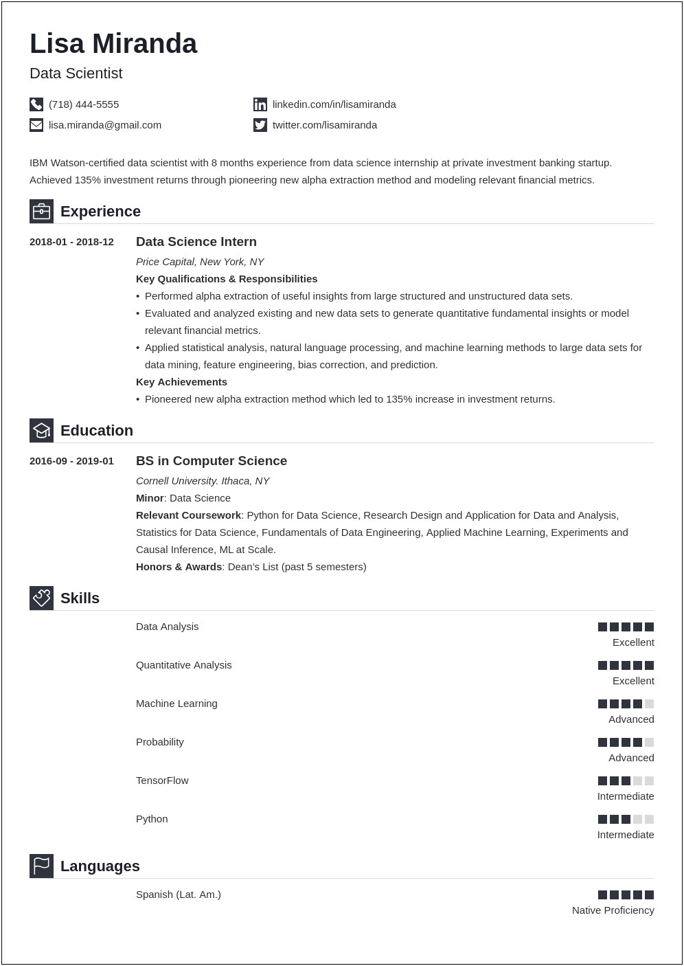 Free Resume Template For Recent College Graduate Download