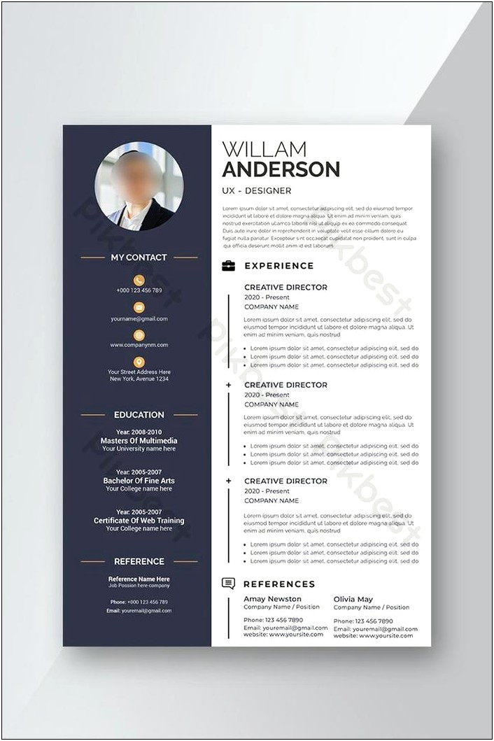 Free Resume Template Free Download As Word Doc