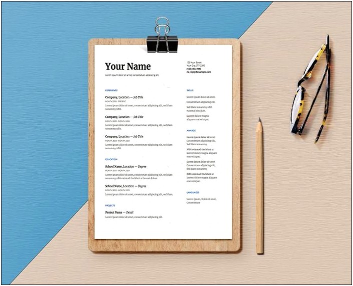Free Resume Templates Download For Ipad