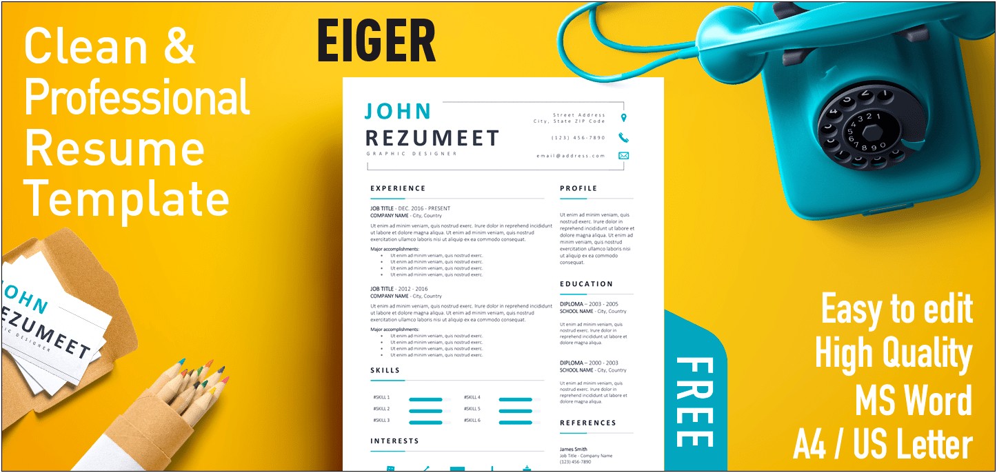 Free Resume Templates Download Word 2003