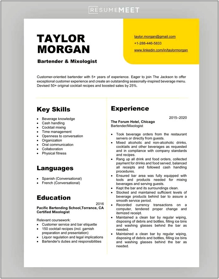Free Resume Templates For Microsoft Word 2013