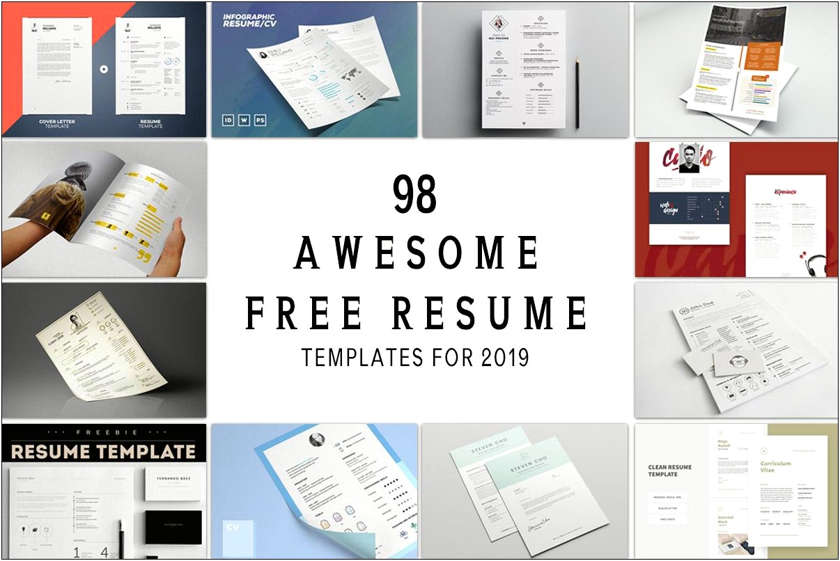 Free Resume Templates With Published Work And Courses