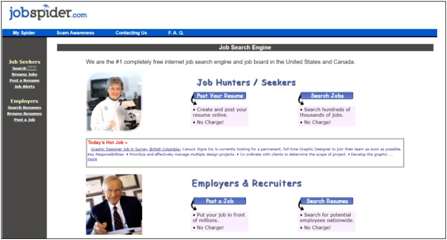 Free Site For Employers To Search Resumes