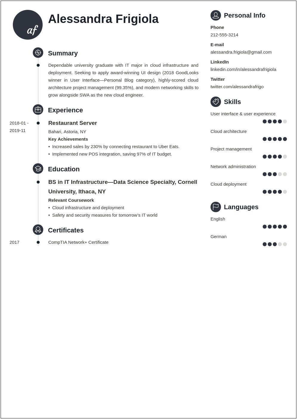 Free Student Entry Level Resume Templates