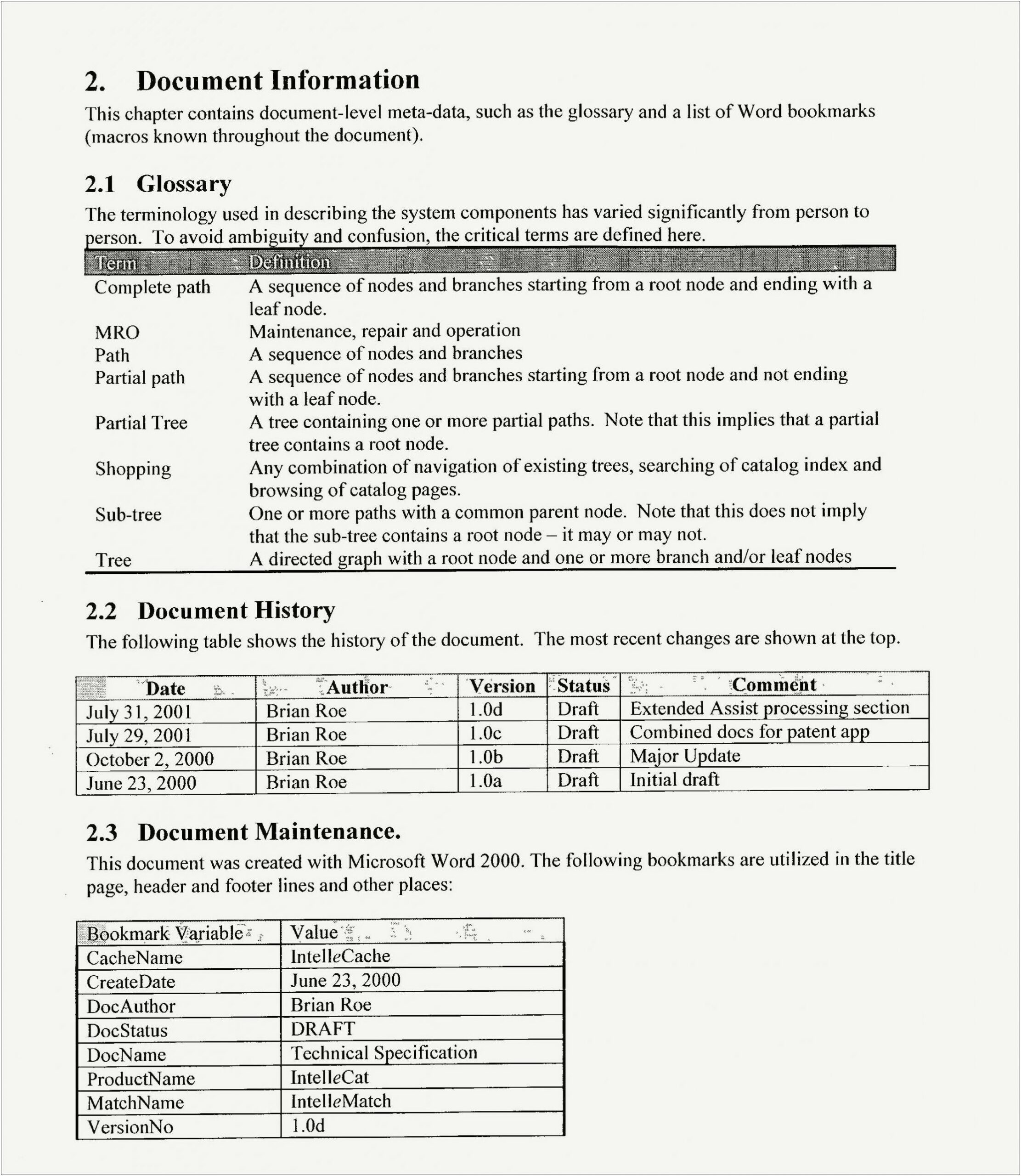 Free Word Document Sample Resume Templates