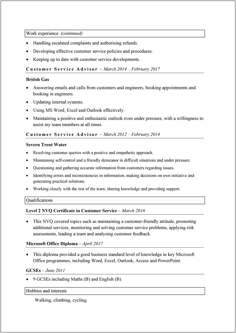 Functional Resume Format Download In Ms Word