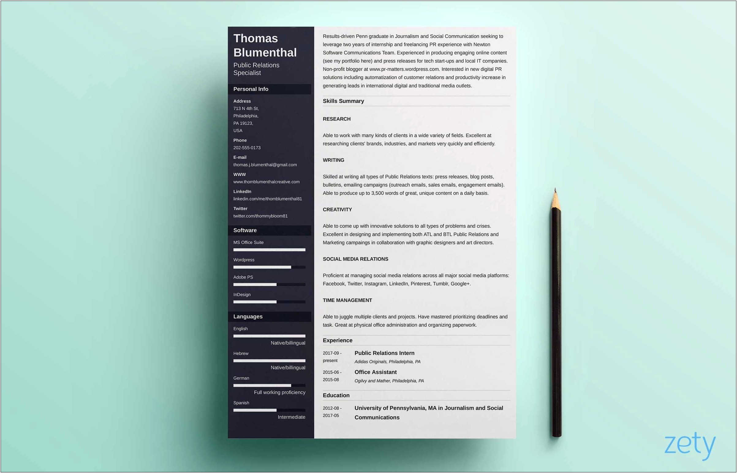 Functional Resume Template 2018 Free Download