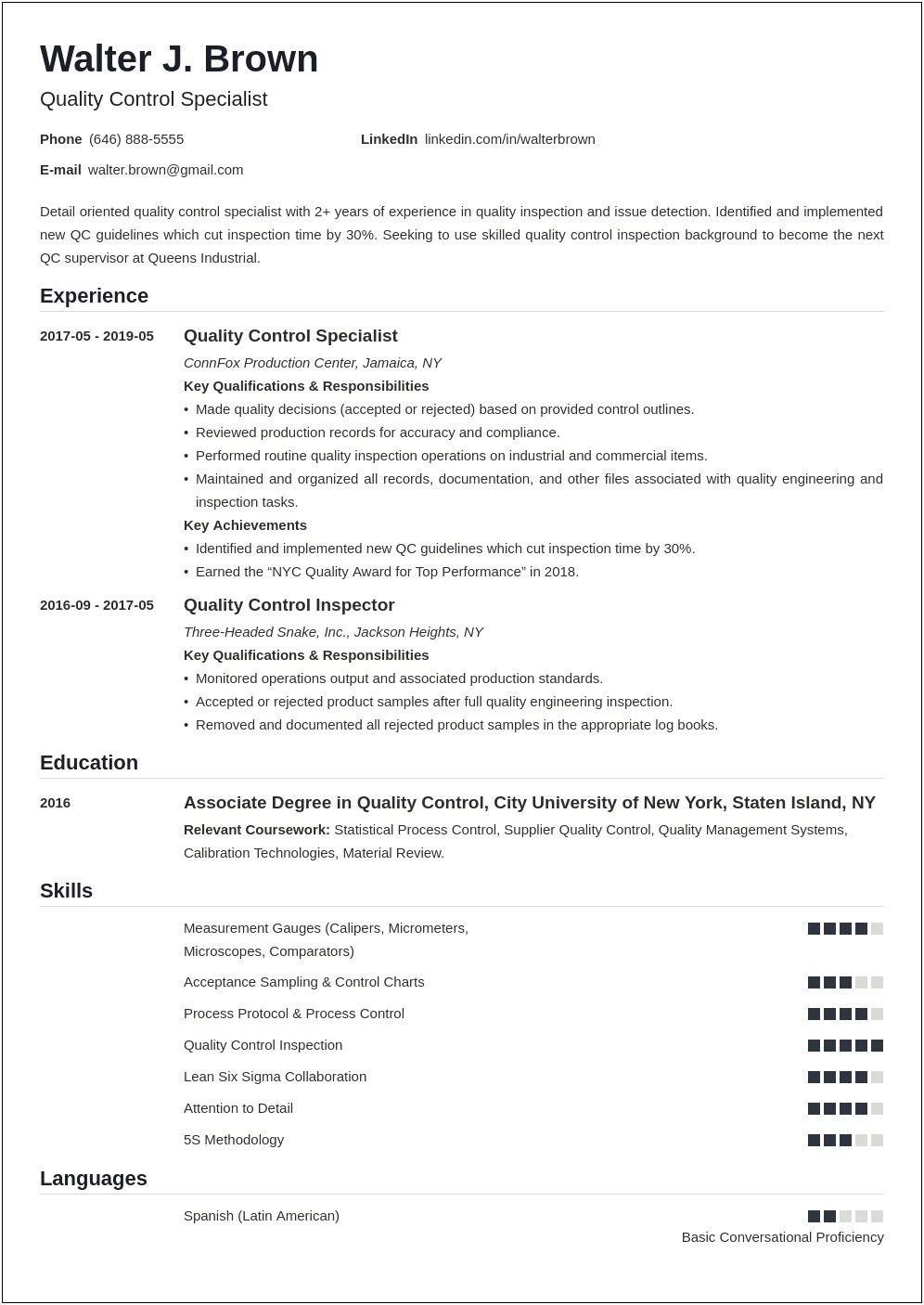 General Resume Skills And Abilities Examples Pdf