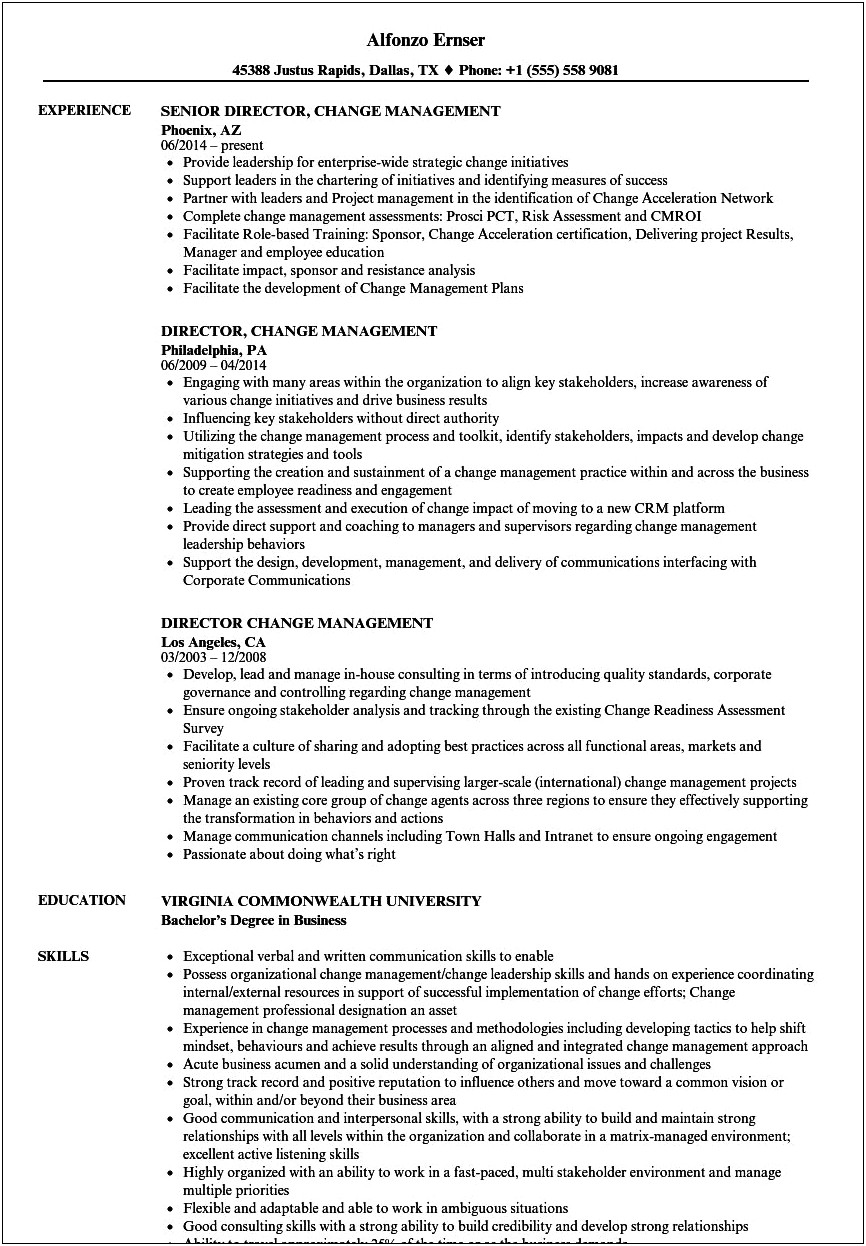 Getting A Job With Resume Modification