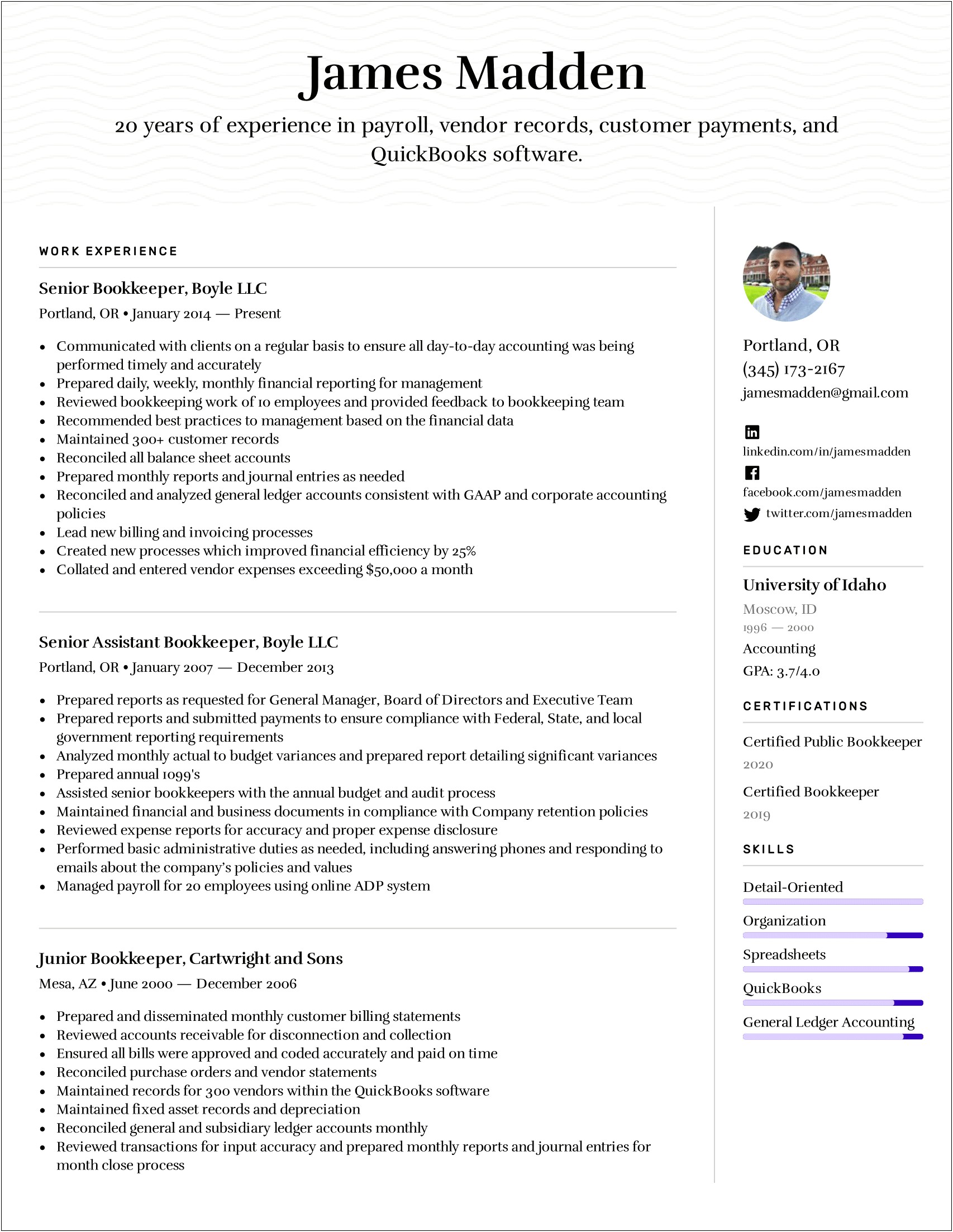 Good Examples Of References For Resume
