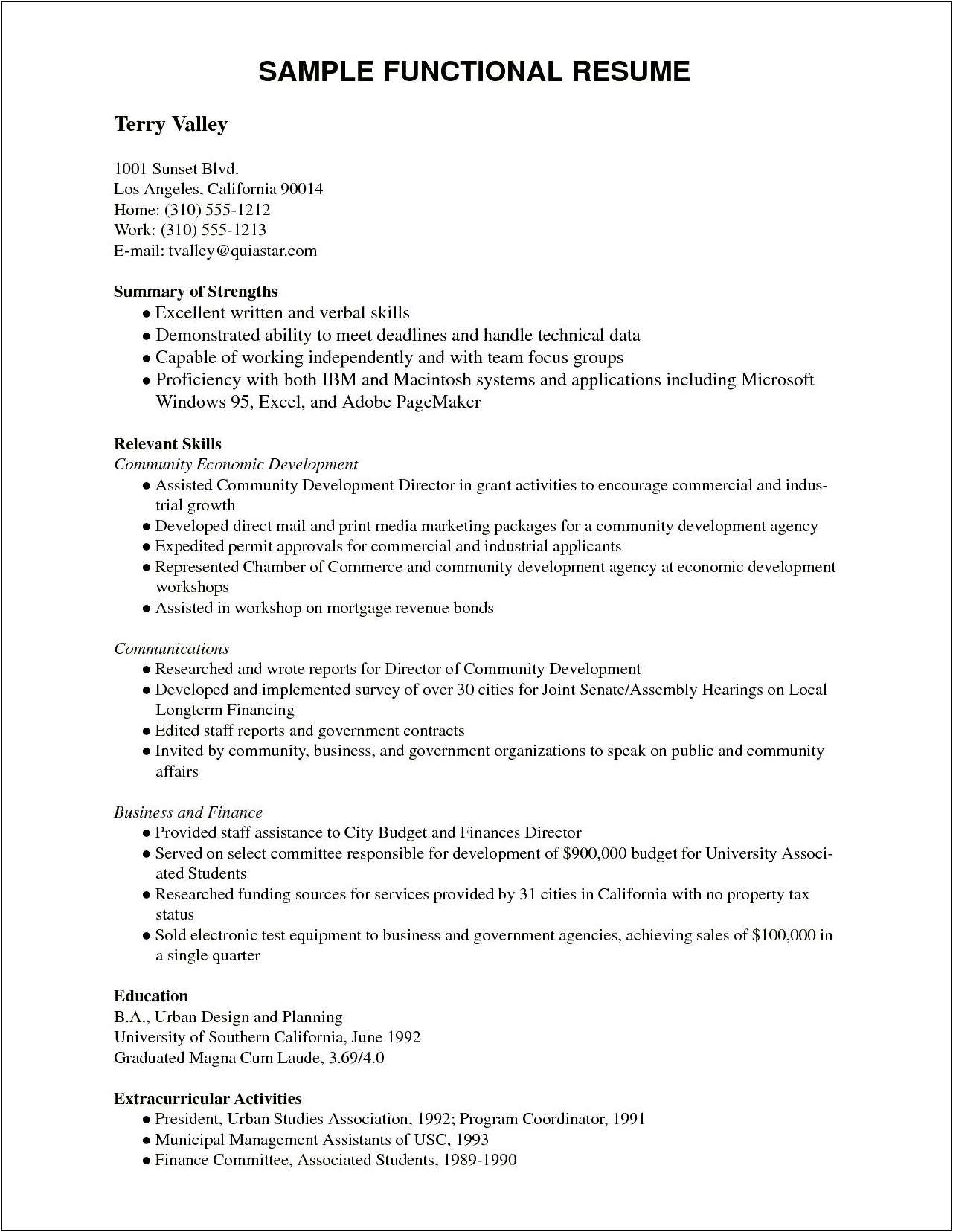 Good Extracurricular Activities To List For Resumes