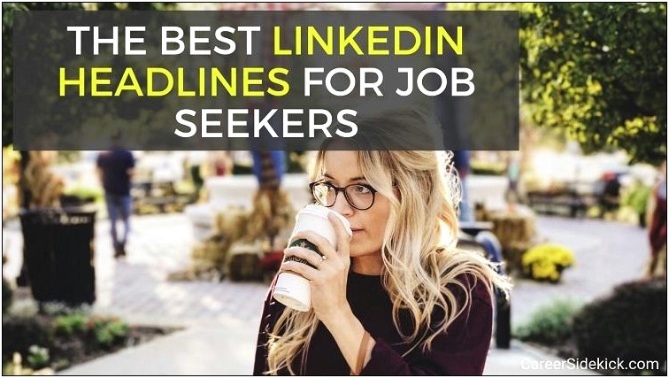 Good Headline For Resume For Job