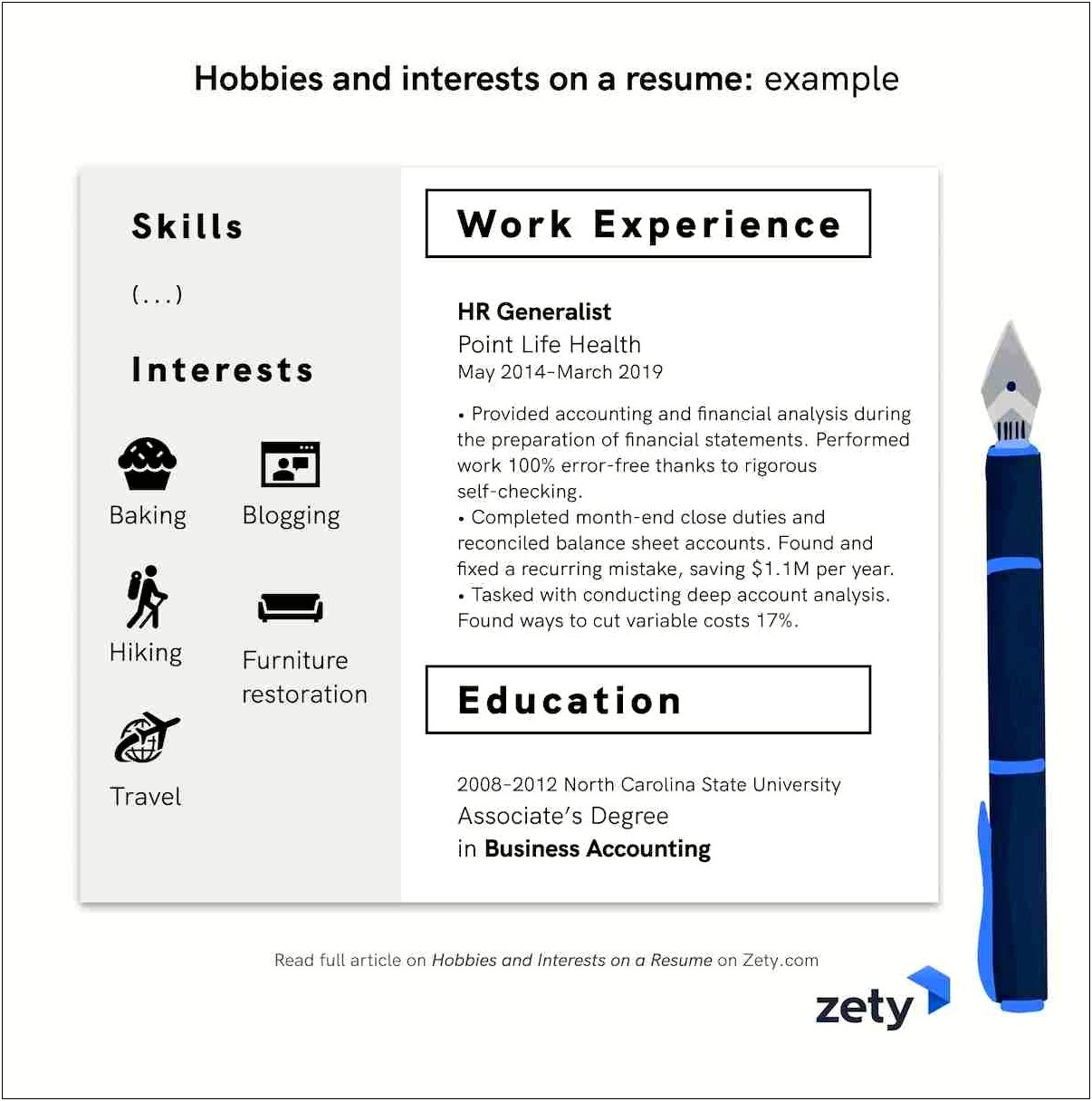 Good Interests To List On Resume