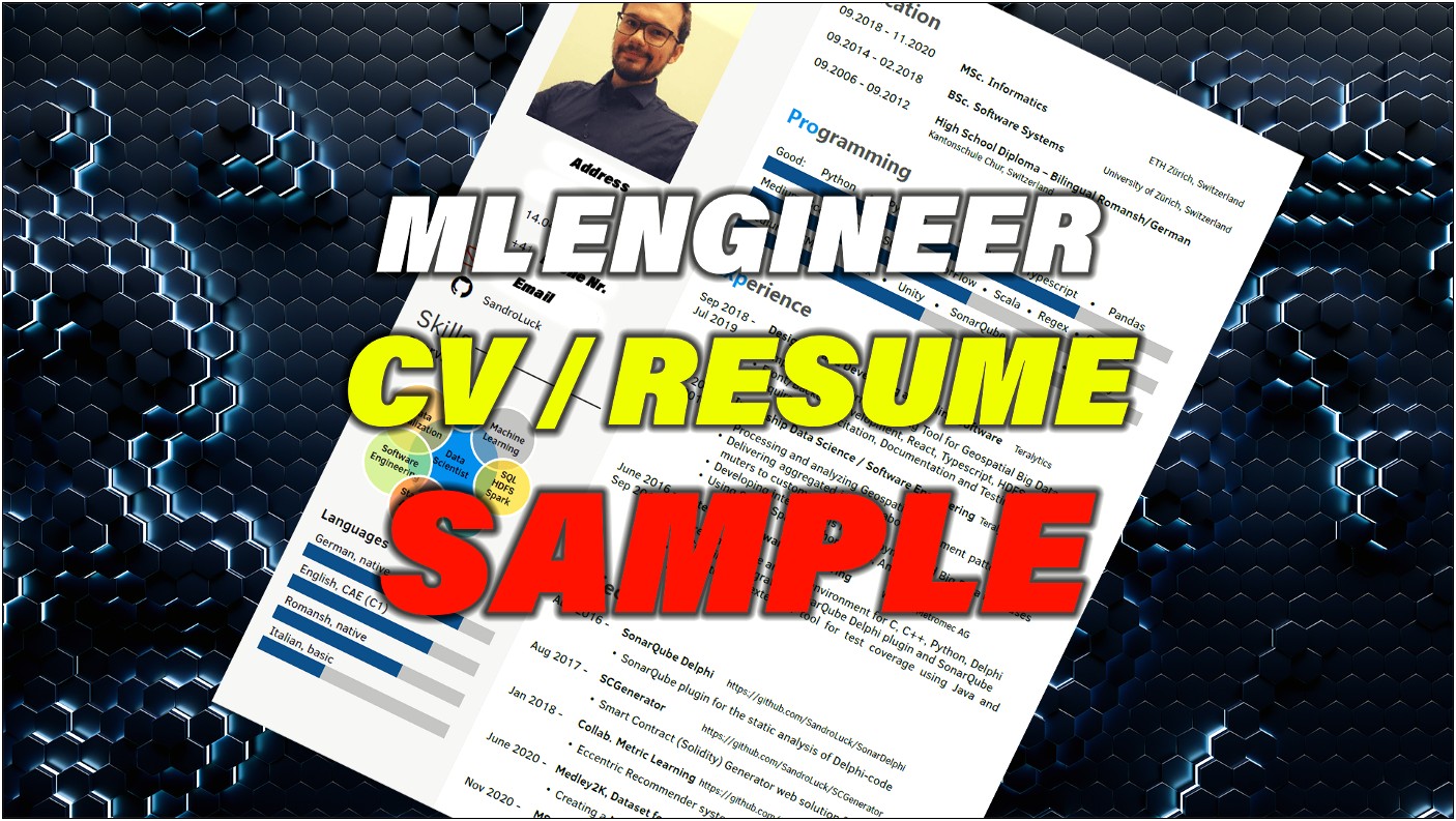 Good Resume Sample For Engineer