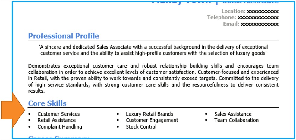 Good Resumes From Unskilled Retail Sales Workers
