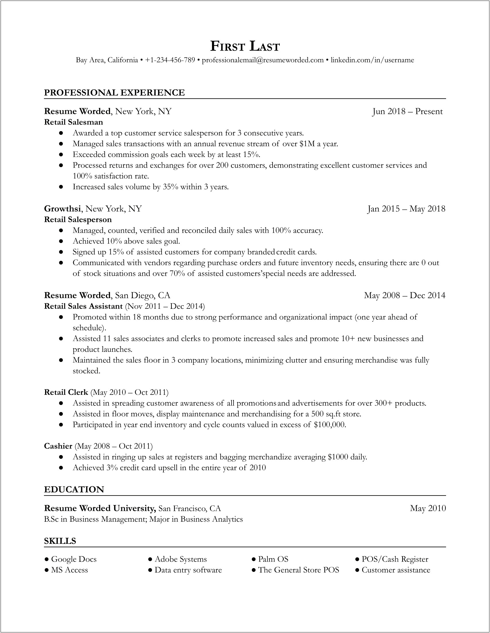 Good Supply Chain Resume Objective Entry Level