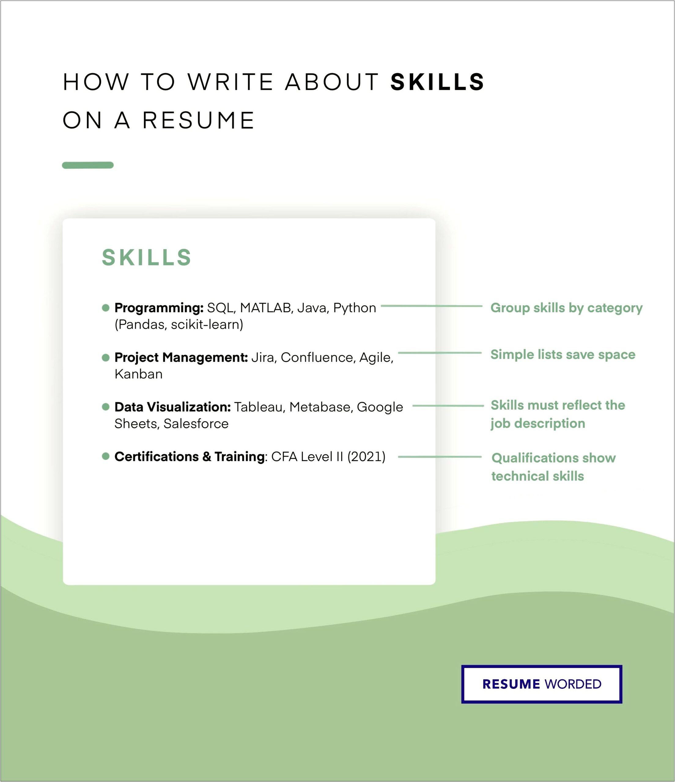 Good Technical Skills To Put On A Resume