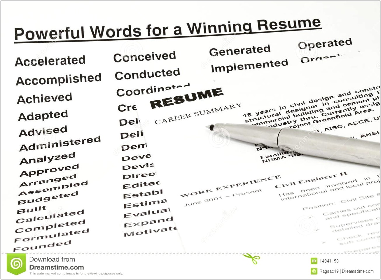 Good Words To Use For Resumes