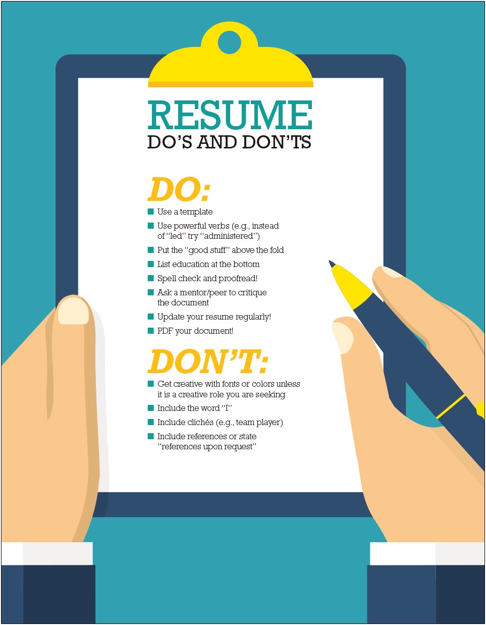 Good Words To Use In A Professional Resume