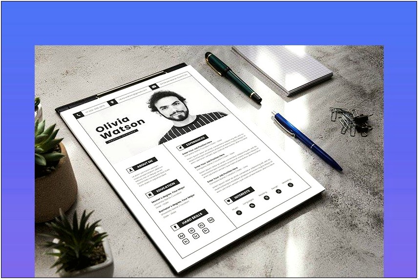 Google Trends And Search Planner Resume Templates