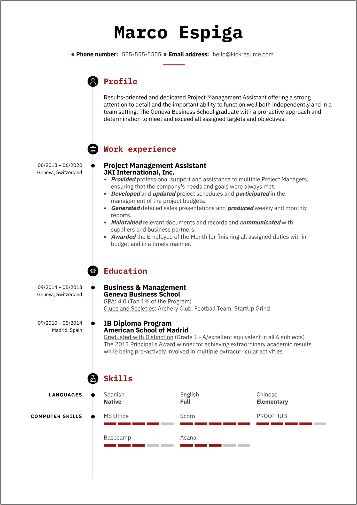 Great Action Words For A Resume