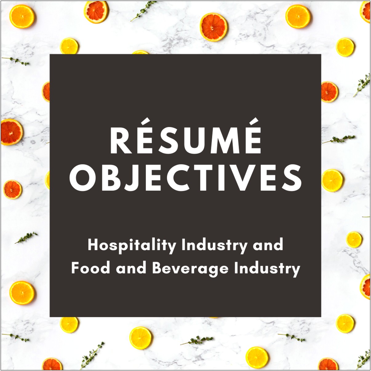 Great Objectives To Write On A Resume