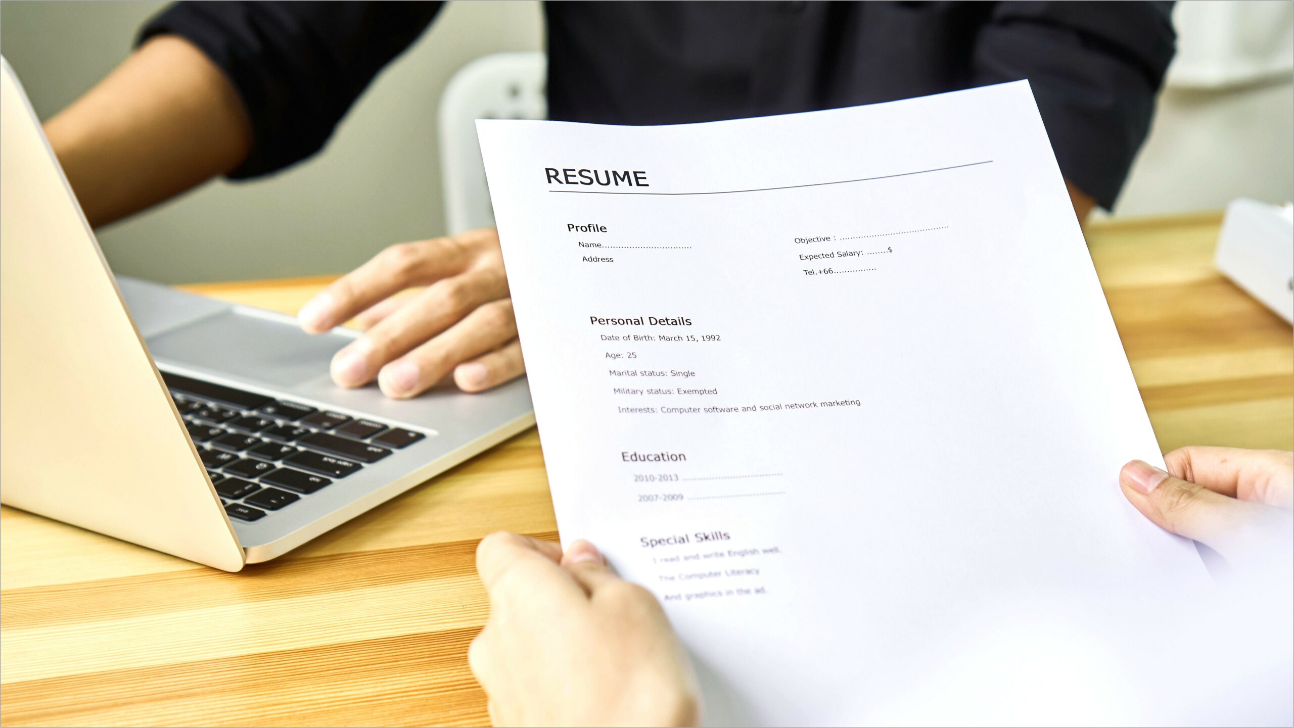 Great Resume Examples With Margins And Spacing Measurements