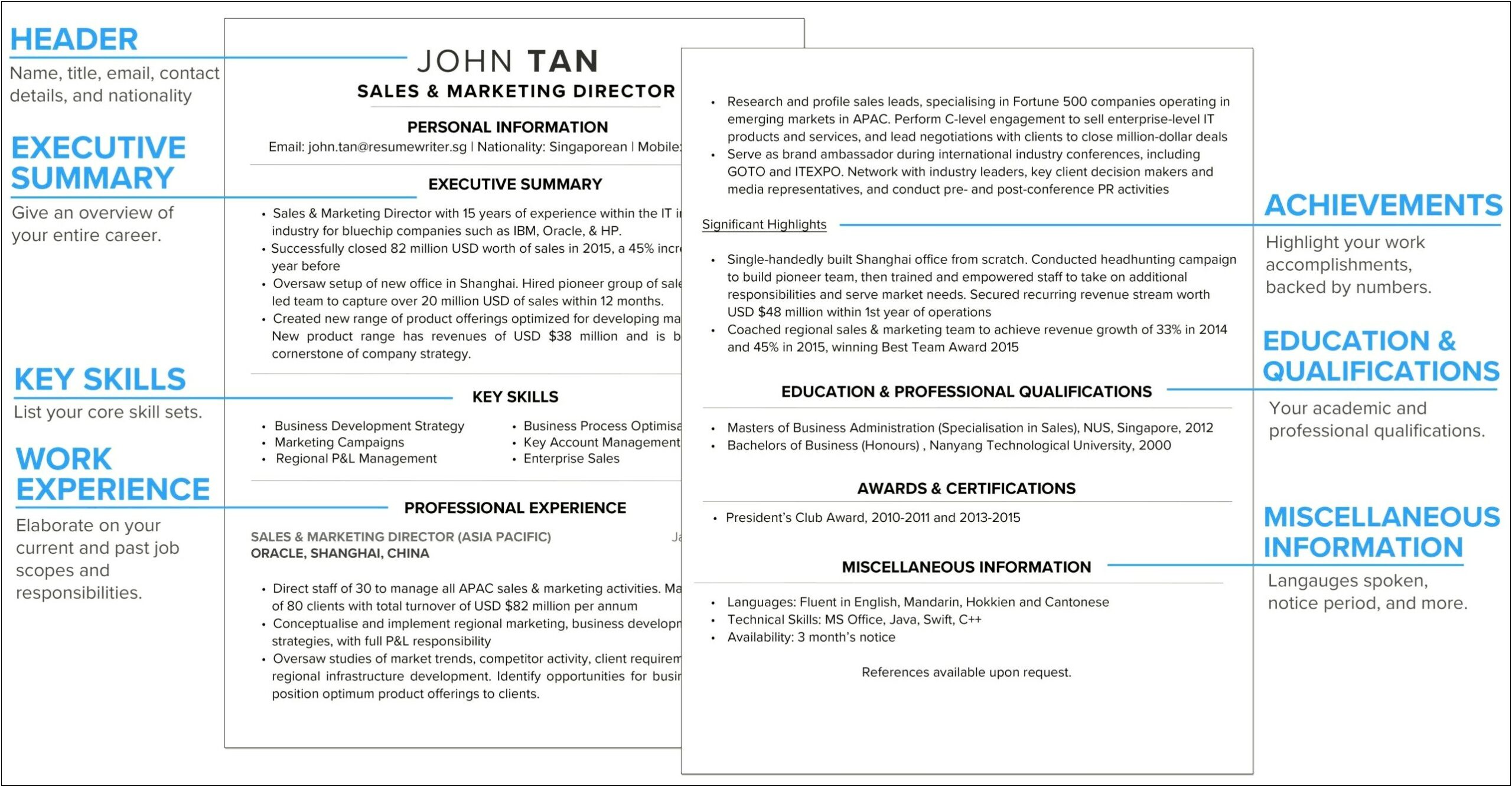 Great Summary Of Qualifications For Resumes