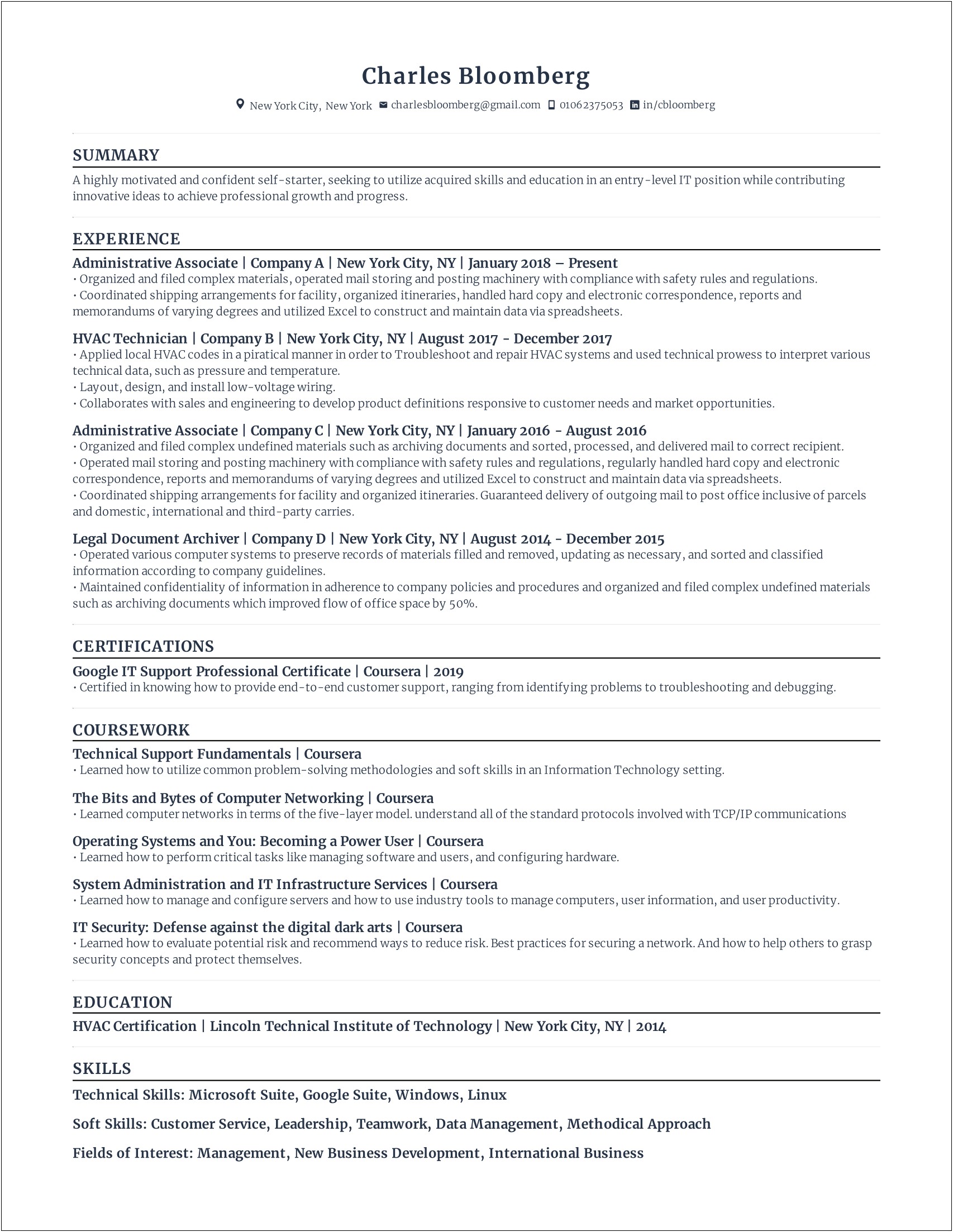 Hard Skills For Resume Administrative Assistant