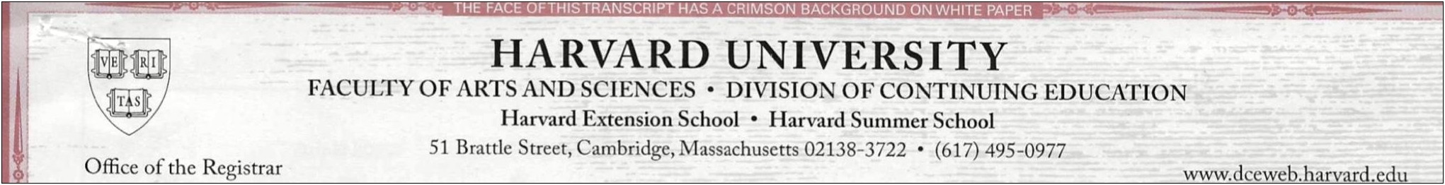 Harvard Extension School Project On Resume