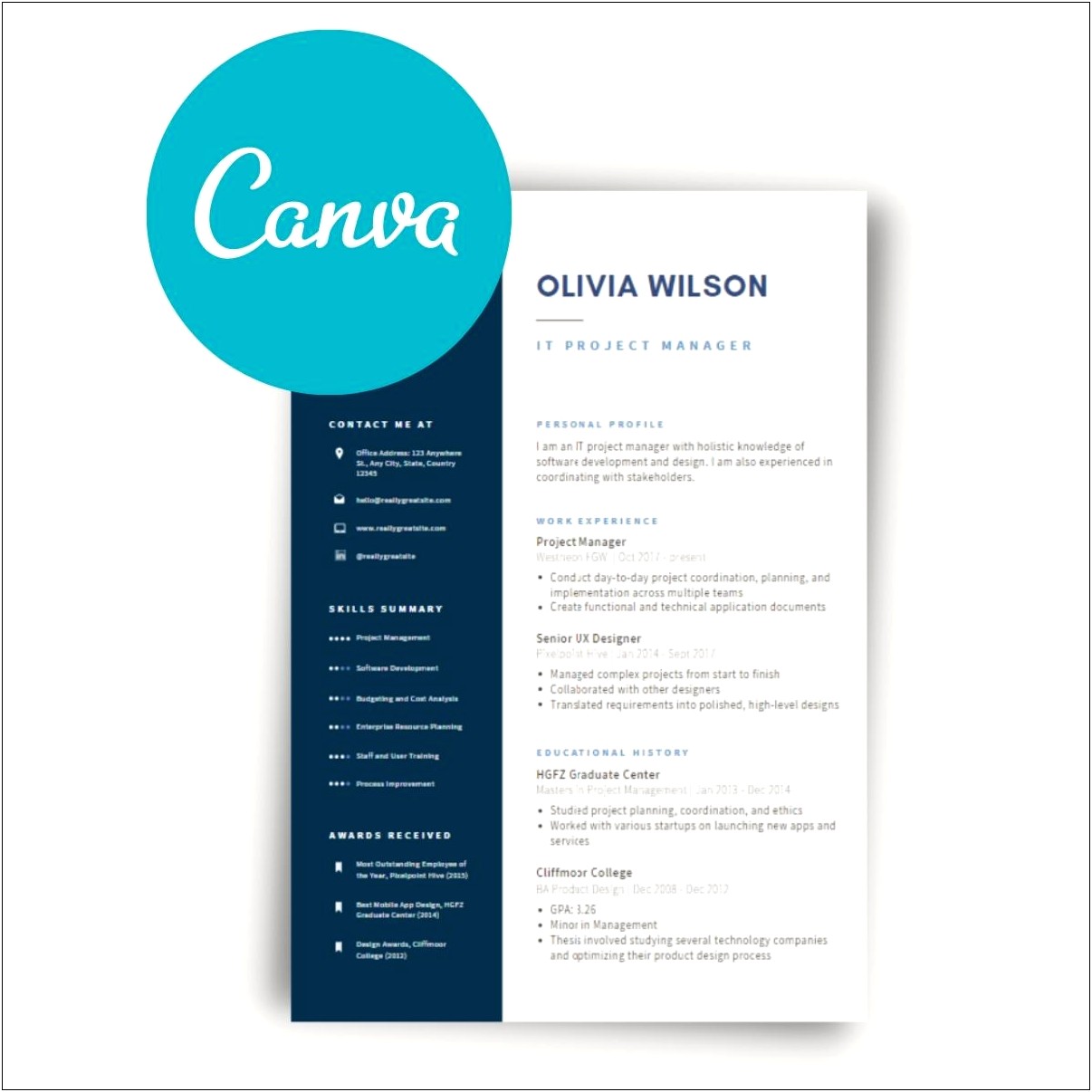 Help With Wording On Resumes Canva