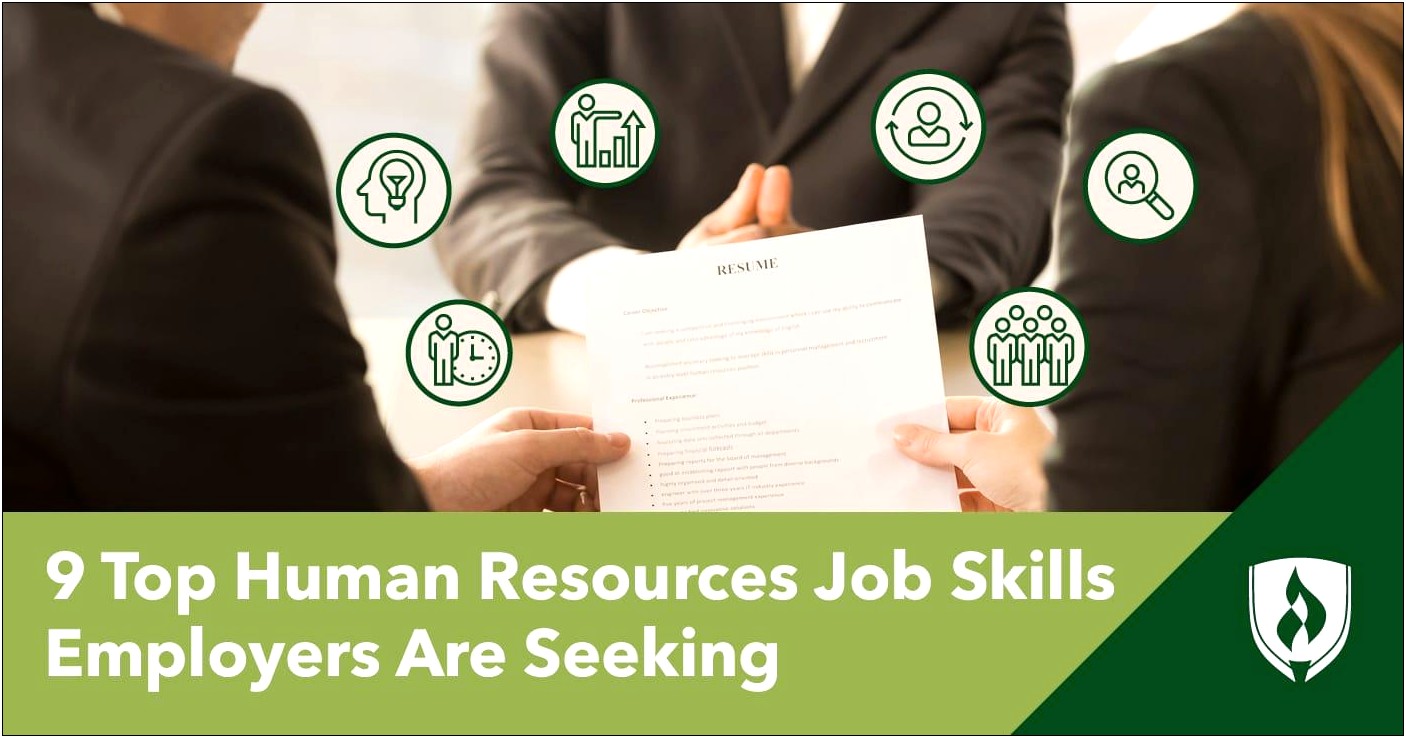 Human Resources Career Goals Objective Resume