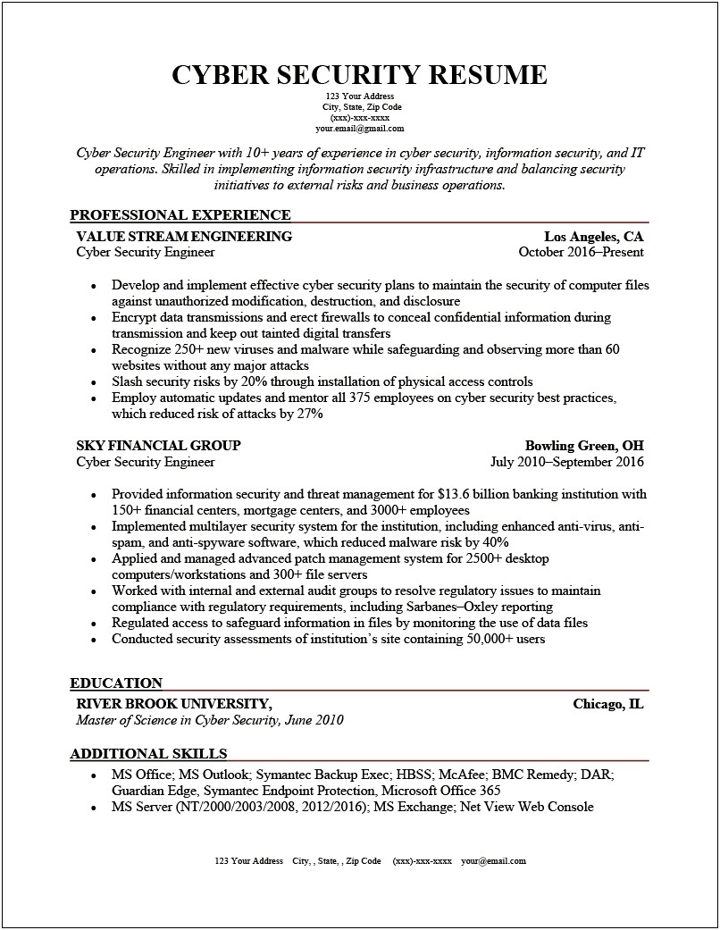 Identity And Access Management Administrator Resume