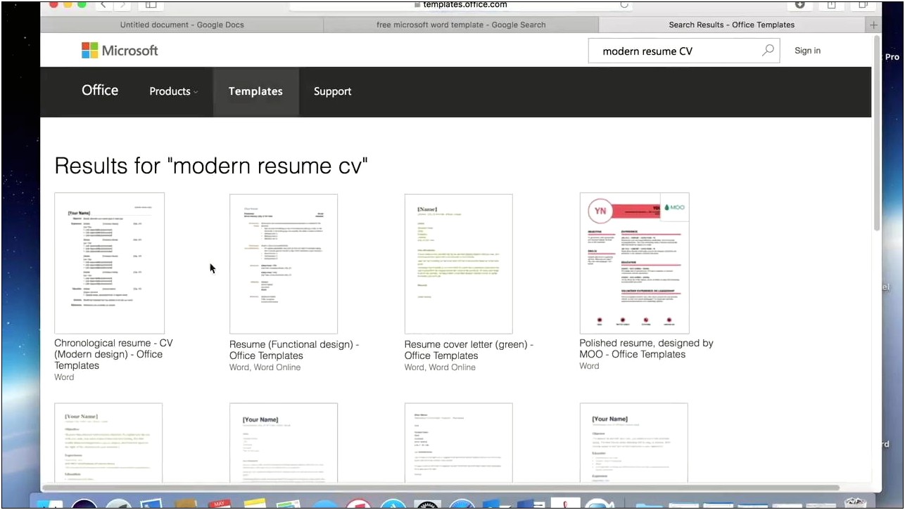 Importing Resume Template Into Google Drive