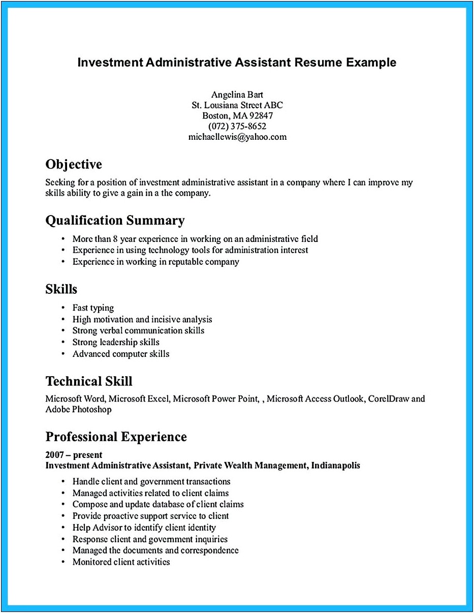 Improve My Professional Resume For 8 Years Experience
