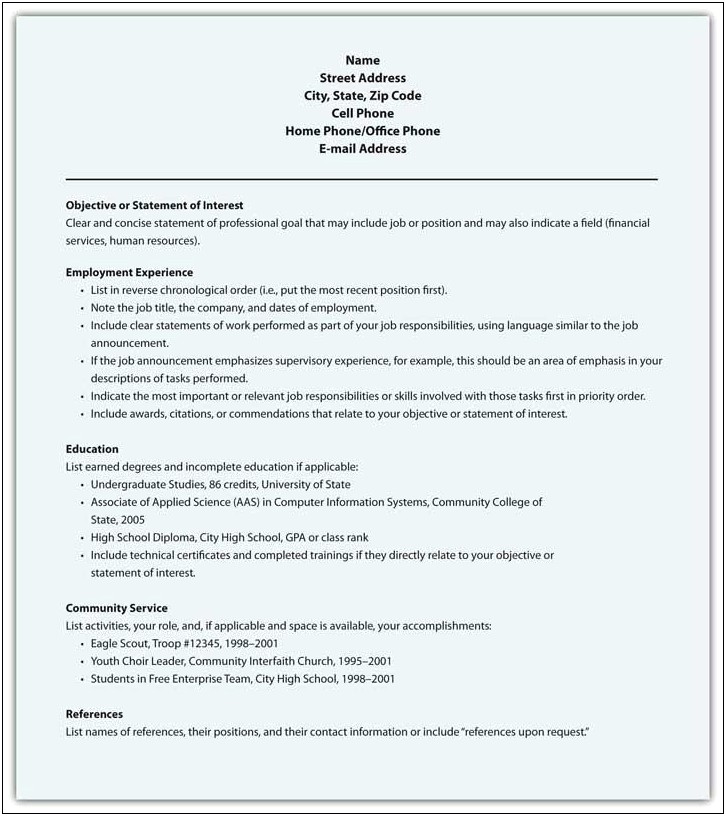 Include Address Of Previous Jobs On Resume