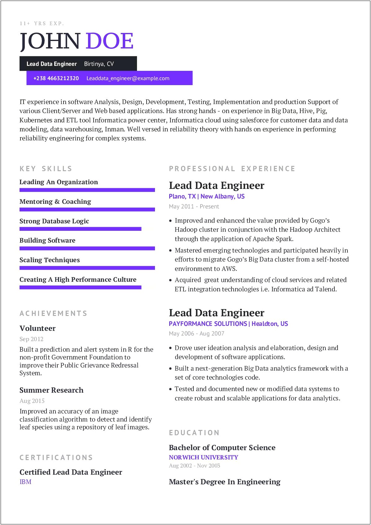 Informatica Sample Resume For 3 Years Experience
