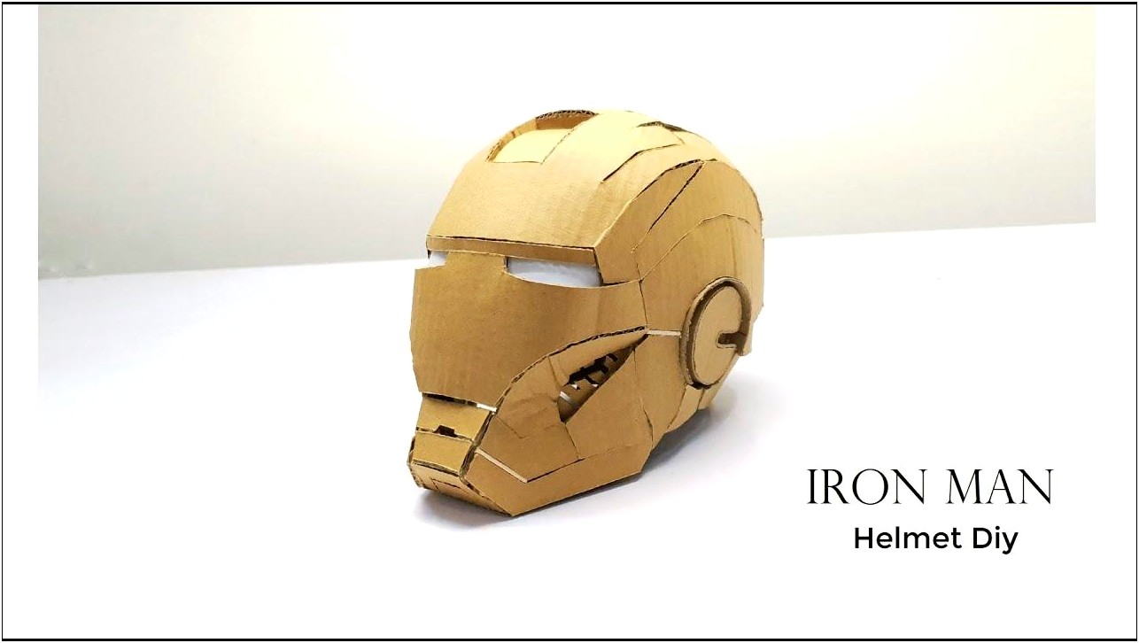 Iron Man Helmet Template Pdf Download