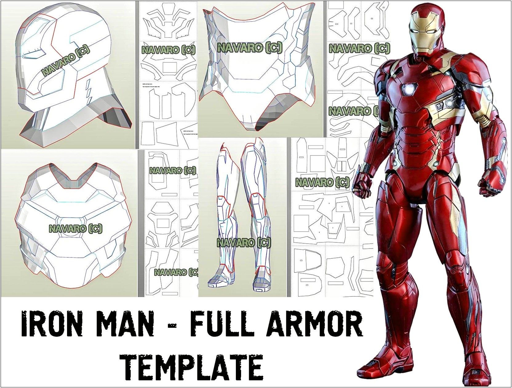 Iron Man Suit Template Pdf Download