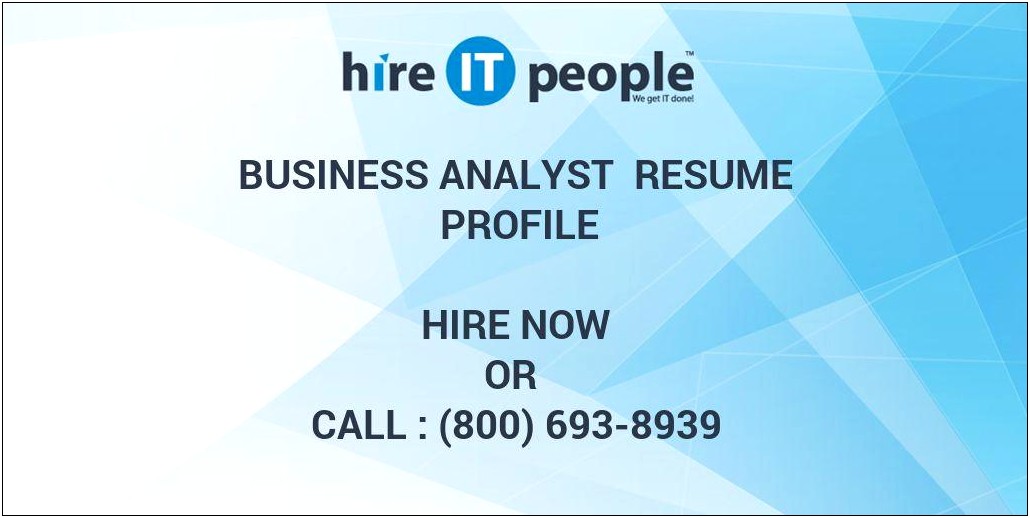 Irp Business Rules Business Analyst Resume Template
