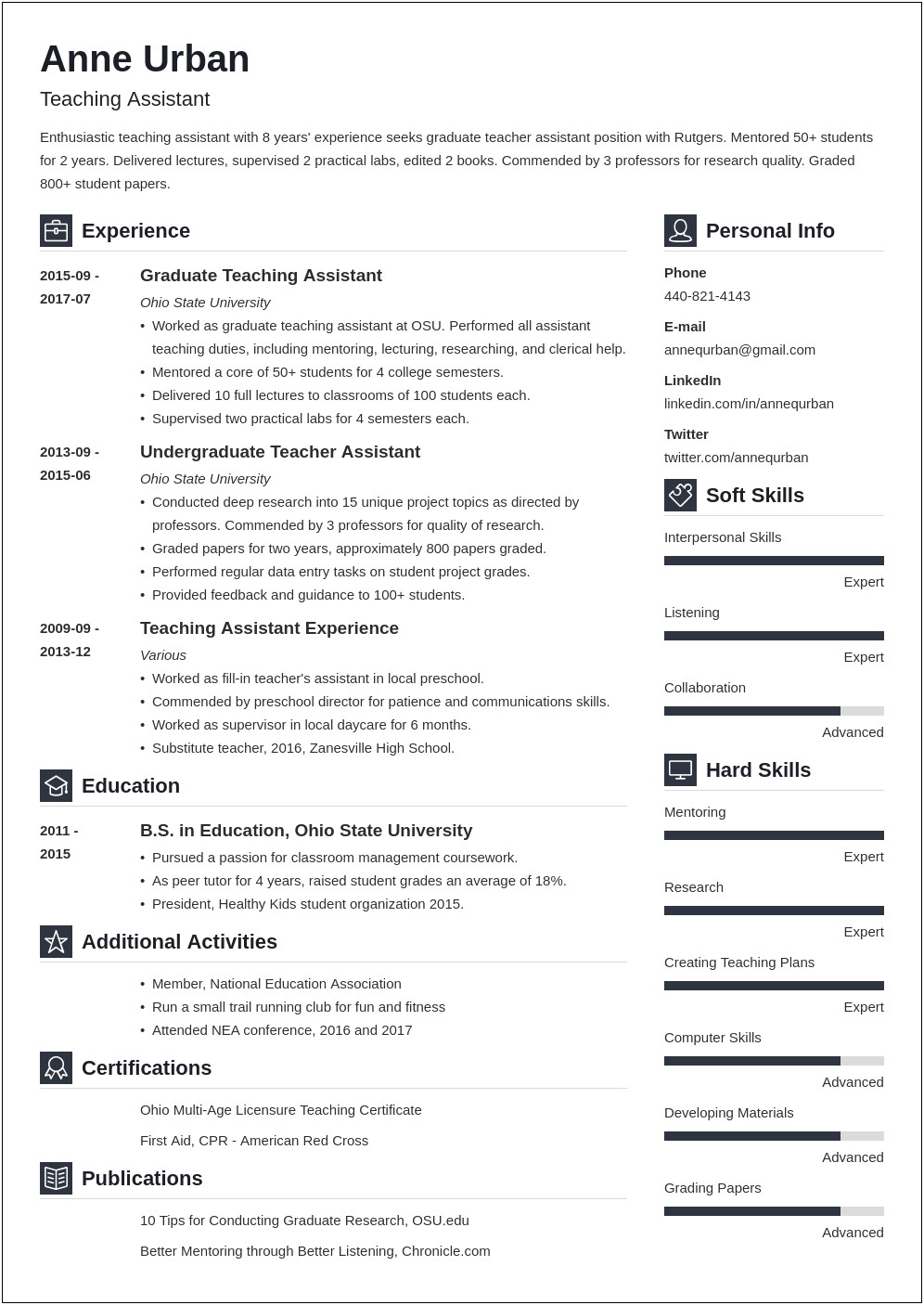 Is 10 A Good Font For Resume