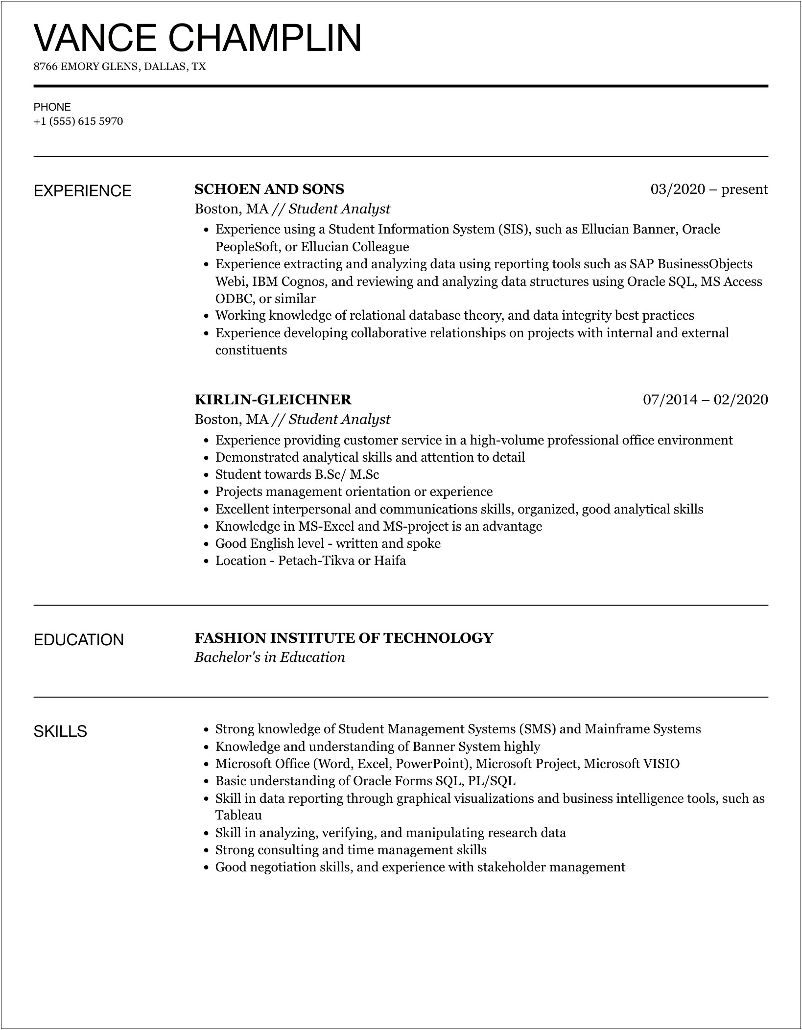 Is Ccd A Good Activity For A Resume