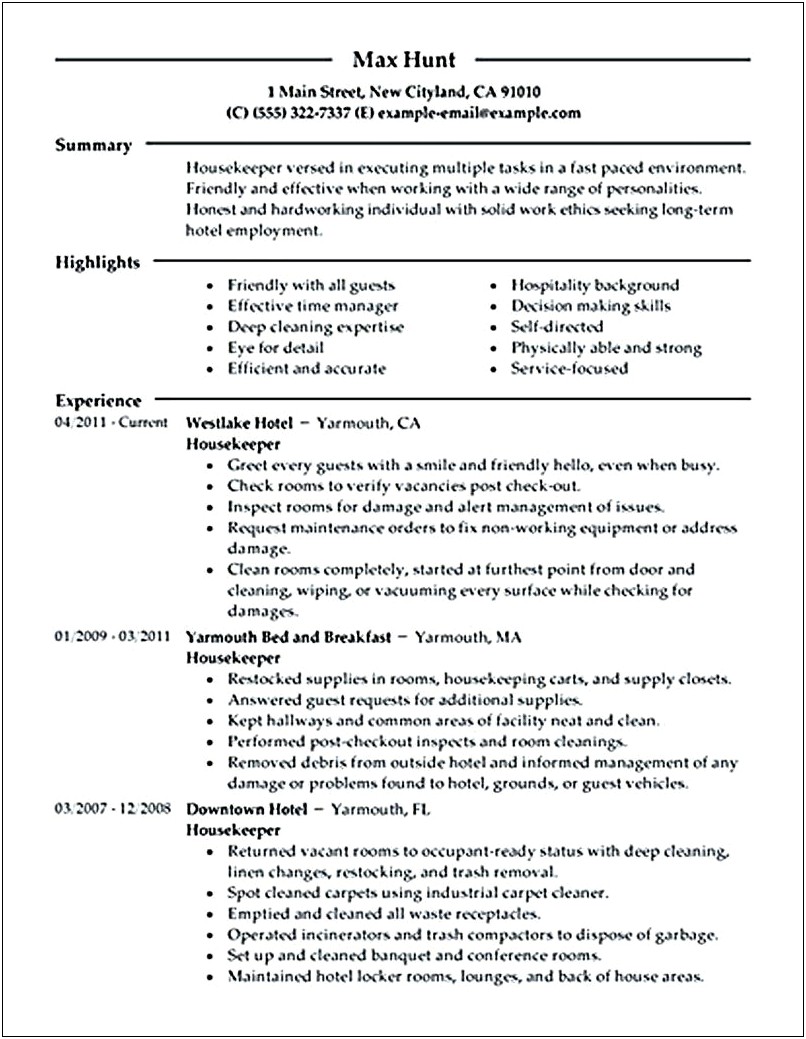 Is Friendly A Good Highlight For A Resume