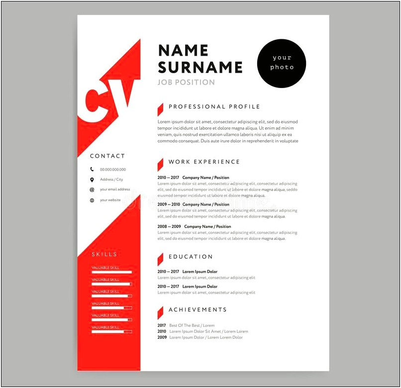 Is Red A Good Resume Color