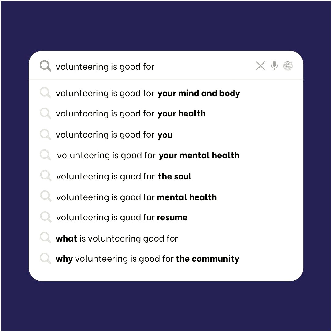 Is Volunteering Good On Your Resume