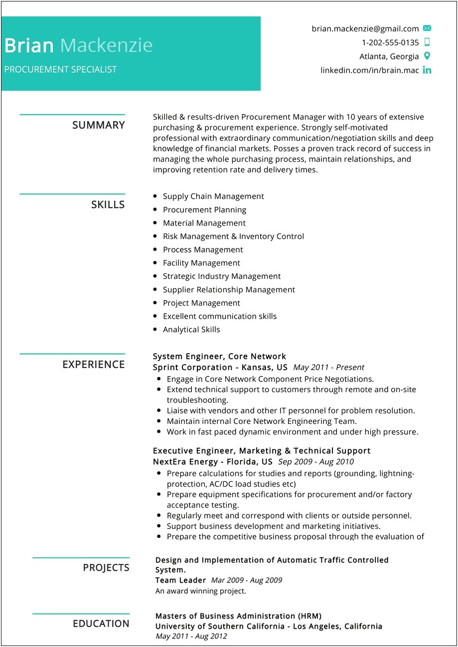 It Support Specialist Resume Summary Examples
